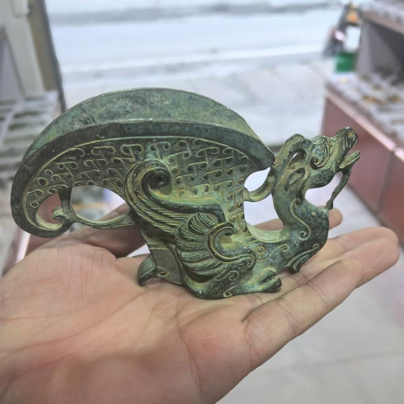 Collectible Vintage Wine - ก๊อกขวดเหล้าปี่เซียะทองแดง, อุปกรณ์เกี่ยวกับไวน์, ของตกแต่งบ้าน, ของเก่าสไตล์ชนบท, ของสะสมงานศิลปะ
