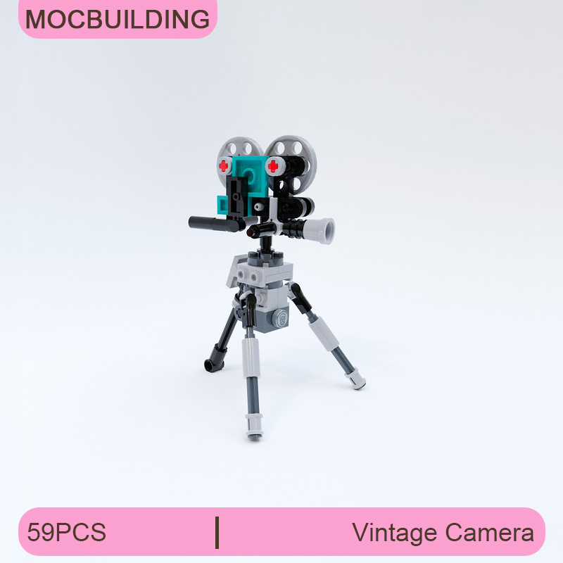 Collectible Vintage Cameras - MOC บล็อกตัวต่อ กล้องวินเทจ รุ่น DIY ประกอบตัวต่อ