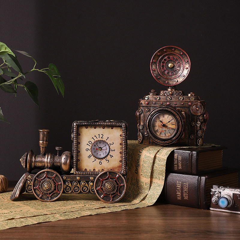 Collectible Vintage Cameras - แบบจำลองกล้องถ่ายรูปสไตล์ยุโรปโบราณ ของตกแต่งตั้งโต๊ะแบบโบราณพร้อมรายละเอียดสมจริง ของสะสมสำหรับจัดแสดงในสตูดิโอถ่ายภาพ