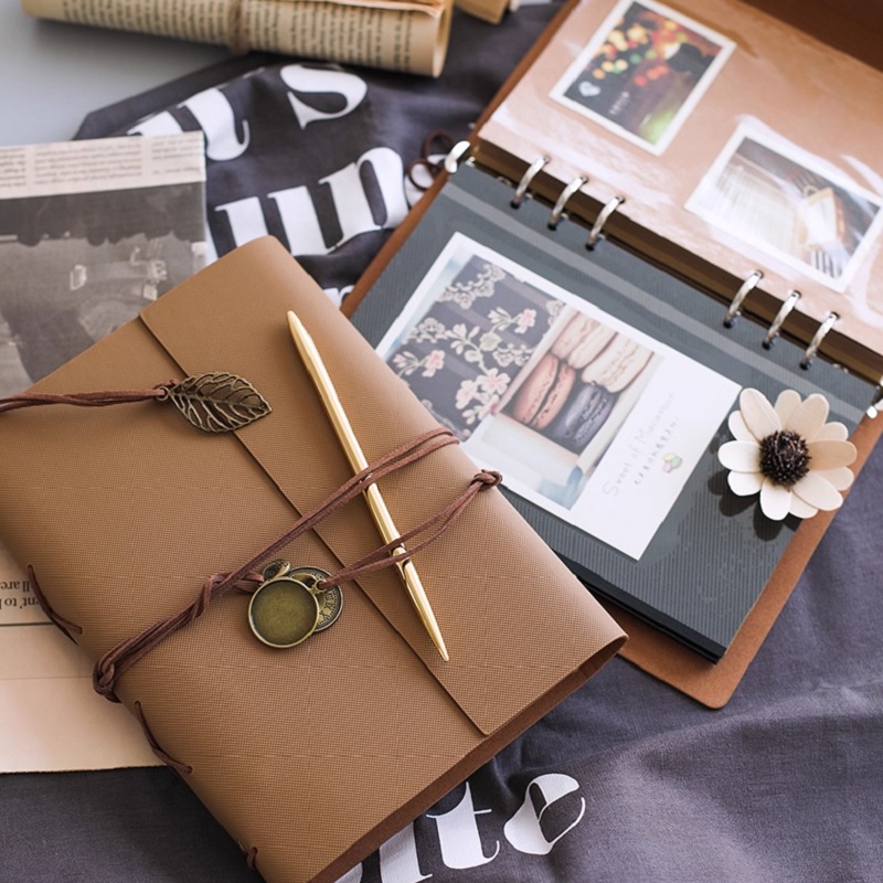 Collectible Vintage Photos - อัลบั้มรูปภาพ สมุดภาพ วินเทจย้อนยุค สำหรับครอบครัว ทำเอง คู่รัก