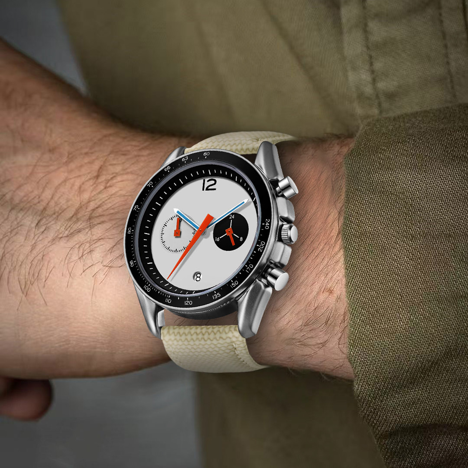 Vintage Watch Collecting - นาฬิกาข้อมือผู้ชาย CILOA รุ่น Vintage Racing Chronograph