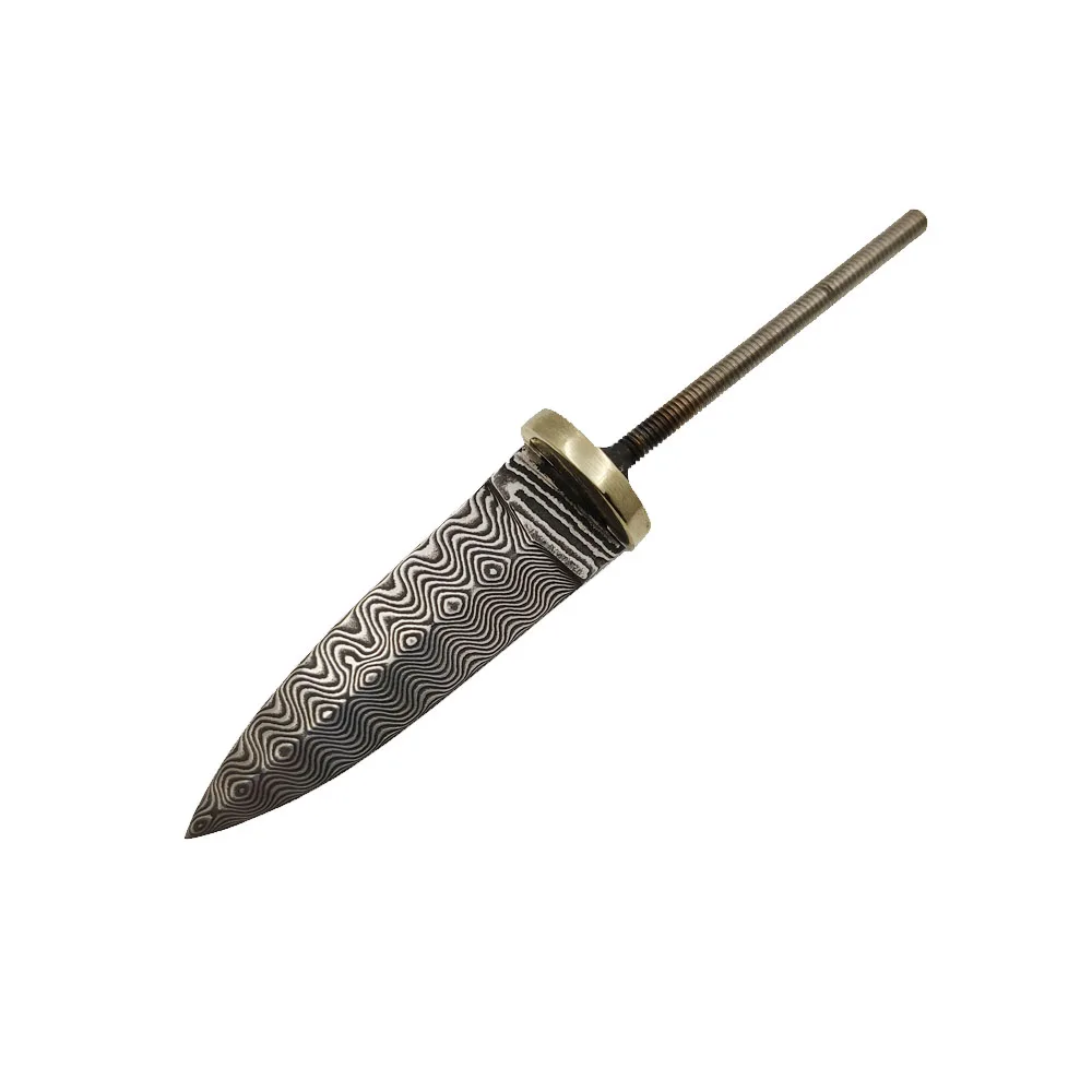 Vintage Collectible Knife - มีดชาเหล็กดามัสกัสแบบวินเทจ งานตีขึ้นรูปด้วยมือ ทนทาน ใช้เป็นเครื่องประดับสะสม สำหรับศิลปะการชงชาและงานฝีมือ DIY