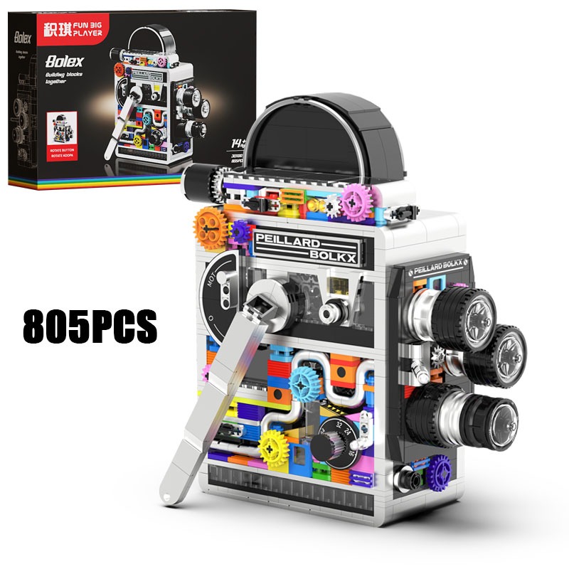 Collectible Vintage Cameras - 805 ชิ้น หรือ 865 ชิ้น ชุดตัวต่อรุ่นกล้องวินเทจ