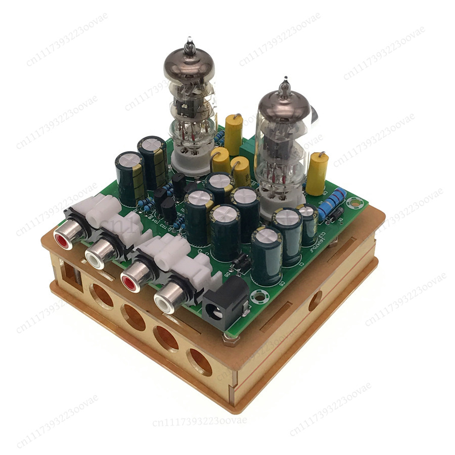 Tube Amplifier Part - บอร์ดปรีแอมป์หลอด LF-6J1 ชุดคิท DIY สำหรับแอมป์หูฟัง, อะไหล่เครื่องเสียงทดแทน
