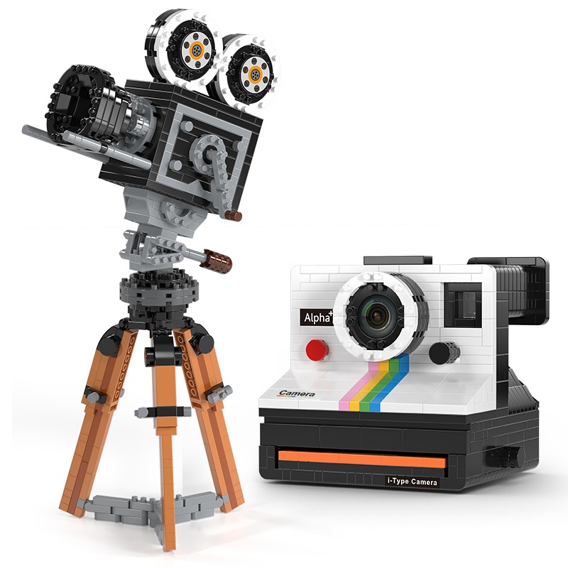 Collectible Vintage Cameras - 802pcs Mini Building Block Vintage รุ่น