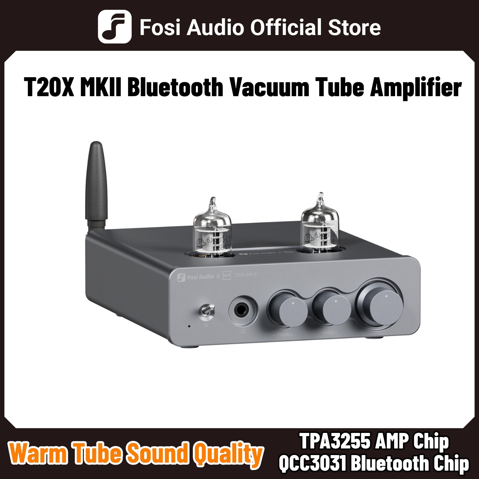 Tube Amplifier Part - เครื่องขยายเสียงหลอดสุญญากาศ Fosi Audio T20X MKII 300W