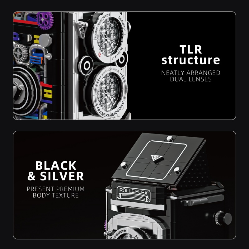 ชุดตัวต่อกล้องวินเทจเลนส์คู่ขา - Collectible Vintage Cameras บทวิจารณ์และราคา