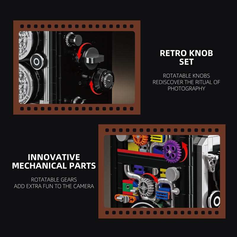 ชุดตัวต่อกล้องวินเทจเลนส์คู่ขา - Collectible Vintage Cameras บทวิจารณ์และราคา