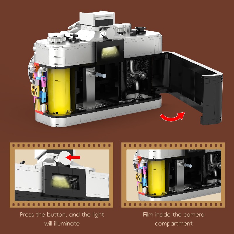 865 ชิ้น หรือ 805 ชิ้น ชุดตัวต - Collectible Vintage Cameras บทวิจารณ์และราคา