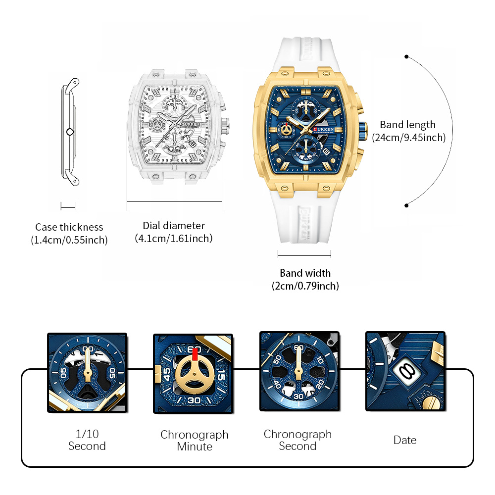CURREN นาฬิกาวินเทจสุดหรูสำหรั - Vintage Watch Collecting บทวิจารณ์และราคา