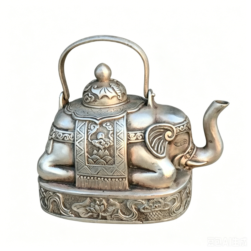 รูปปั้นช้างแกะสลักโบราณ กาน้ำช - Collectible Vintage Wine บทวิจารณ์และราคา
