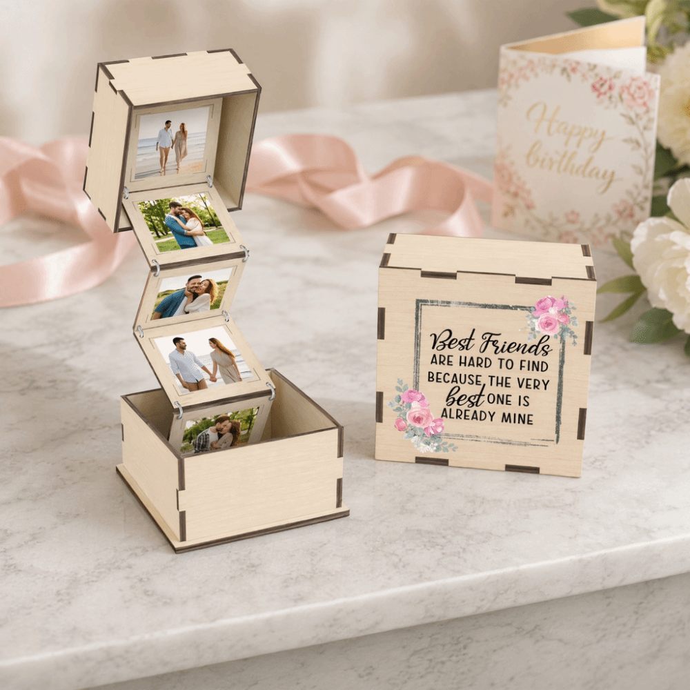 กล่องเก็บรูปภาพไม้พับได้แบบสร้ - Collectible Vintage Photos บทวิจารณ์และราคา