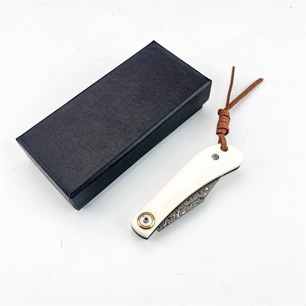 มีดพับดามัสกัส EDC วินเทจขนาดก - Vintage Collectible Knife บทวิจารณ์และราคา
