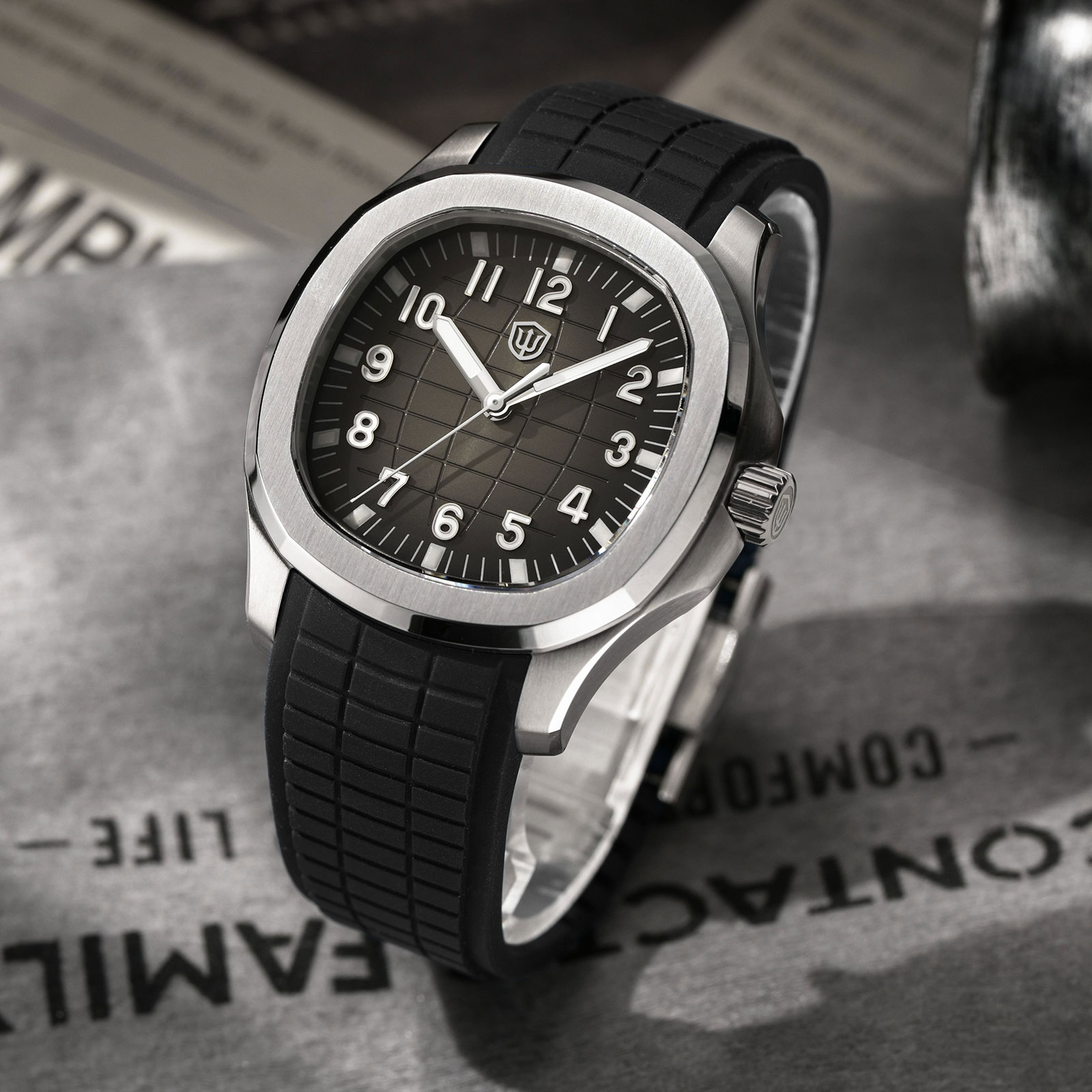 Watchdives WD008 38 มมนาฬิกาดำ - Vintage Watch Collecting บทวิจารณ์และราคา