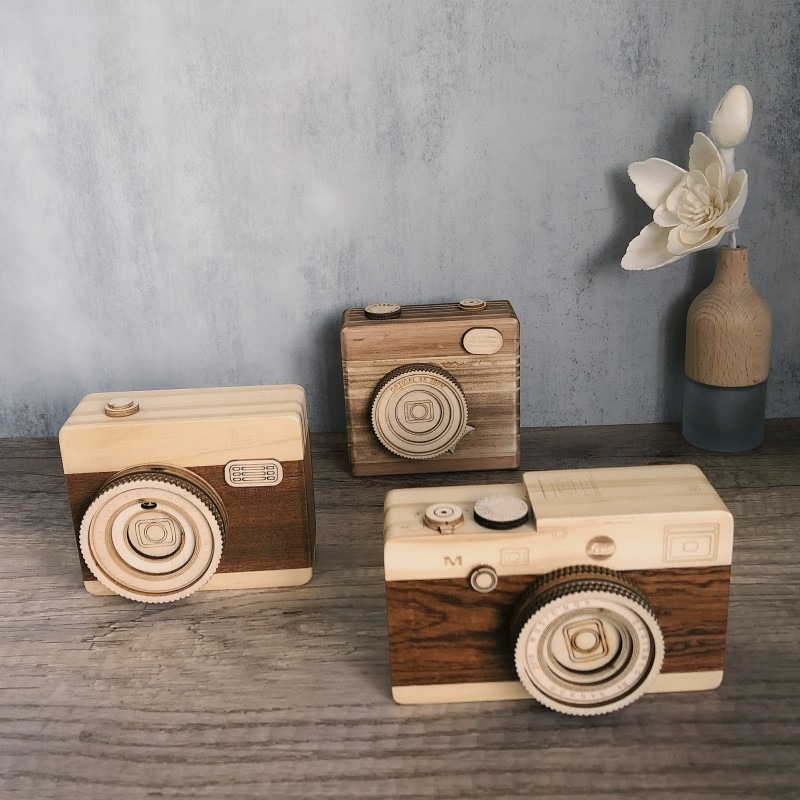 กล่องดนตรีรูปกล้องไม้สไตล์วินเ - Collectible Vintage Cameras บทวิจารณ์และราคา