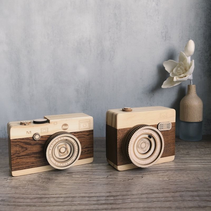 กล่องดนตรีรูปกล้องไม้สไตล์วินเ - Collectible Vintage Cameras บทวิจารณ์และราคา