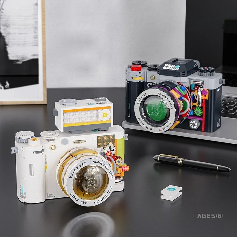 โมเดลกล้องวินเทจแบบตัวต่อบล็อก - Collectible Vintage Cameras บทวิจารณ์และราคา