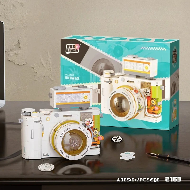 โมเดลกล้องวินเทจแบบตัวต่อบล็อก - Collectible Vintage Cameras บทวิจารณ์และราคา