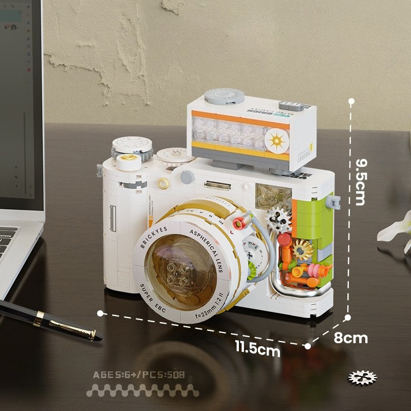 โมเดลกล้องวินเทจแบบตัวต่อบล็อก - Collectible Vintage Cameras บทวิจารณ์และราคา