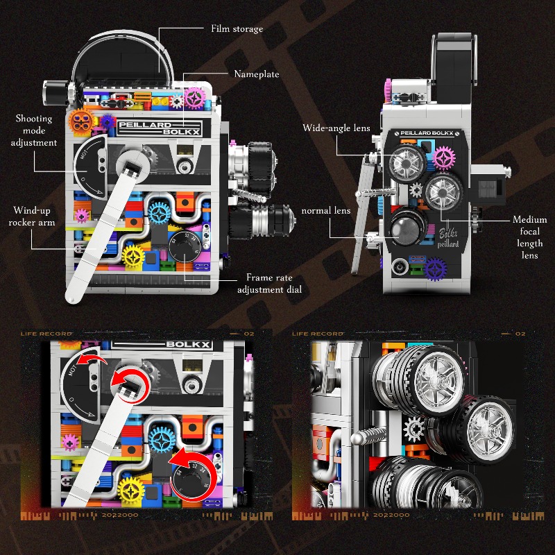 805 ชิ้น หรือ 865 ชิ้น ชุดตัวต - Collectible Vintage Cameras บทวิจารณ์และราคา
