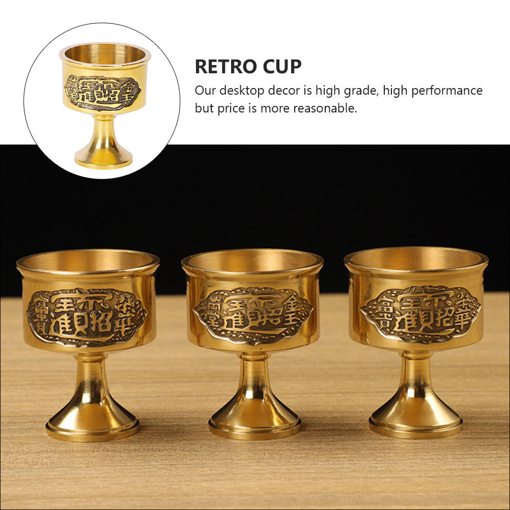 แก้วไวน์ทองแดงแท้ 1 ชิ้น สไตล์ - Collectible Vintage Wine บทวิจารณ์และราคา