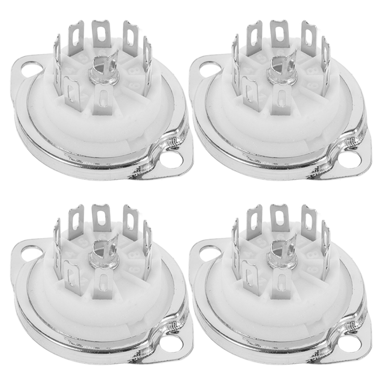 4 ชิ้น ซ็อกเก็ตหลอดเซรามิก 9 พ - Tube Amplifier Part บทวิจารณ์และราคา